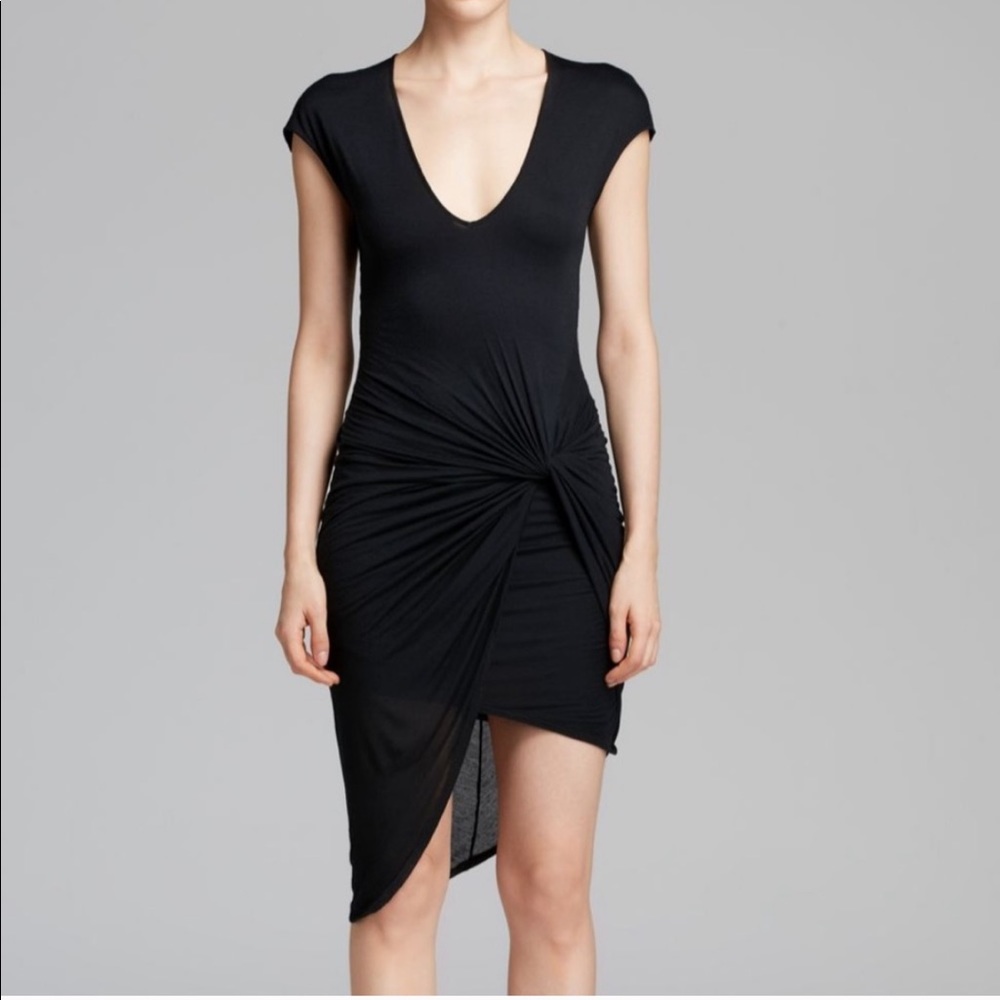 Helmut Lang Slack Twisted Jersey Dress XS